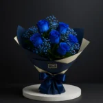 Buquê Rosas Azuis Naturais Colombianos