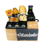 Cesta de Café Alegria Felicidade Requinte