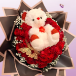 Buquê com Urso Premium MEGA PROMOÇÃO